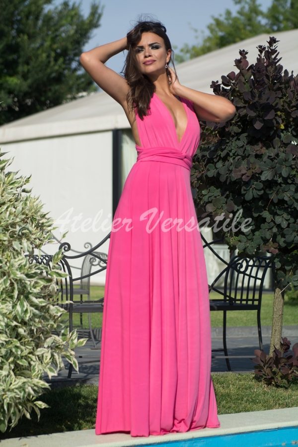 Rochie Versatila Fuxia