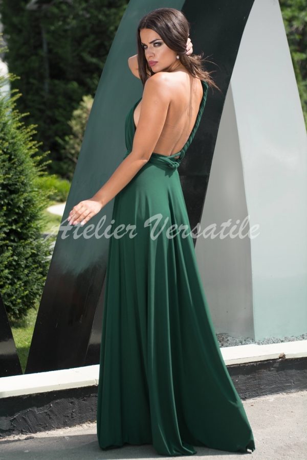 Rochie Versatila Verde Brad