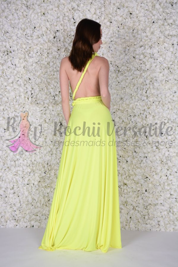 Rochie Versatila Galben Neon