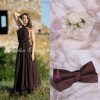 Pachet Rochie Versatila Maro [ Include Papion si Bratara ]