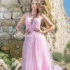 Rochie Versatila Tulle Roz Pal