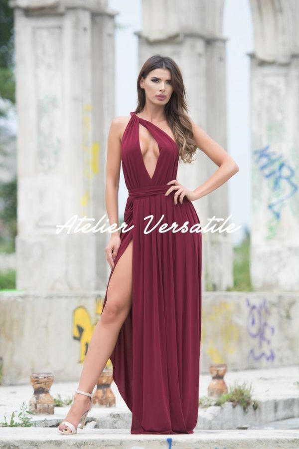 Rochie Versatila Pandora - Bordo