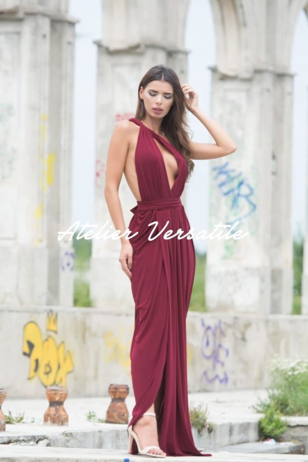 Rochie Versatila Pandora - Bordo