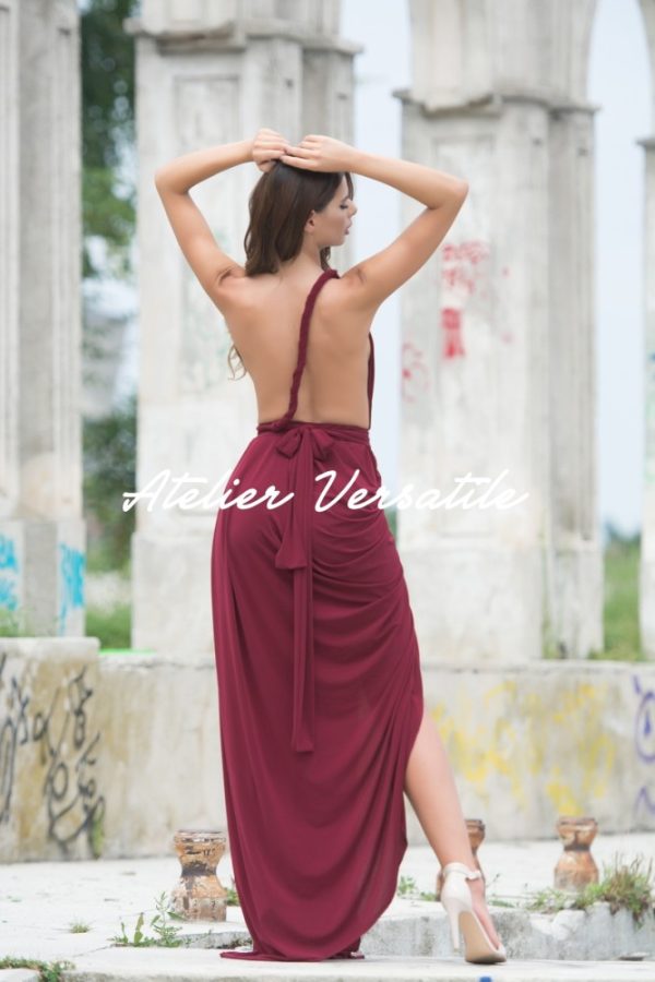 Rochie Versatila Pandora - Bordo