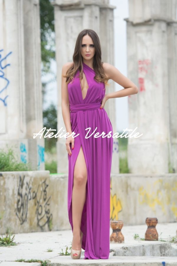 Rochie Versatila Pandora - Roz Orhidee