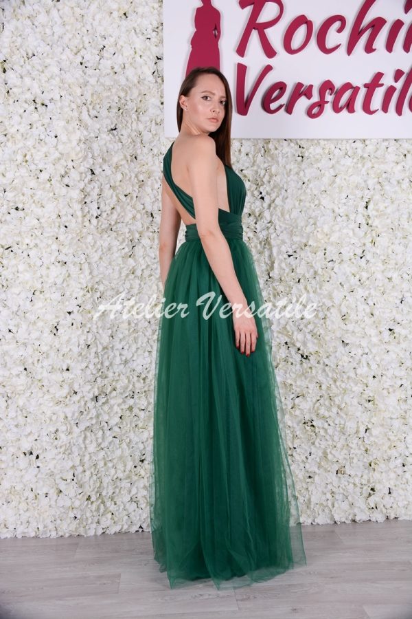 Rochie Versatila Tulle Verde