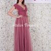 Rochie Versatila Tulle Roz Prafuit Intens