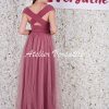 Rochie Versatila Tulle Roz Prafuit Intens