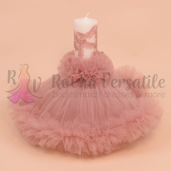 Lumanare Botez "Rochita Tulle"