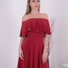Rochie Eliza Scurta - Cranberry