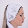 Esarfa dezgatit Mireasa - Model 11 - imagine 5